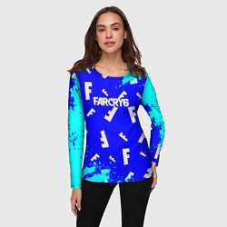 Лонгслив женский Farcry 6 pattern, цвет: 3D-принт — фото 2