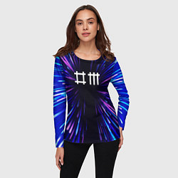 Лонгслив женский Depeche Mode neon energy, цвет: 3D-принт — фото 2