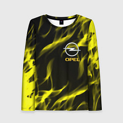 Лонгслив женский Opel огненный стиль, цвет: 3D-принт