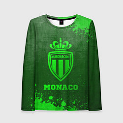 Женский лонгслив Monaco - green gradient