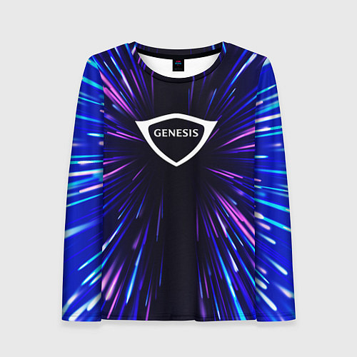 Женский лонгслив Genesis neon energy / 3D-принт – фото 1