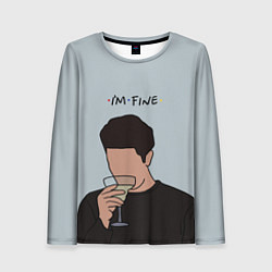 Лонгслив женский Ross - im fine, цвет: 3D-принт