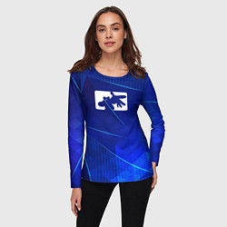 Лонгслив женский Limp Bizkit blue poly, цвет: 3D-принт — фото 2