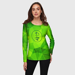 Лонгслив женский Pink Floyd green poly, цвет: 3D-принт — фото 2
