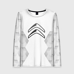 Женский лонгслив Citroen white poly
