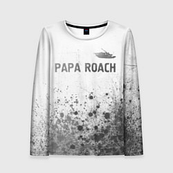 Лонгслив женский Papa Roach - white gradient посередине, цвет: 3D-принт