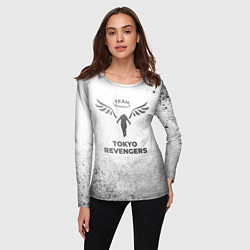 Лонгслив женский Tokyo Revengers - white gradient, цвет: 3D-принт — фото 2