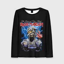 Лонгслив женский Powerslave Iron Maiden - мумия, цвет: 3D-принт