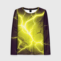 Женский лонгслив Color yellow black
