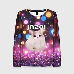 Женский лонгслив Inzoi кошечка и логотип