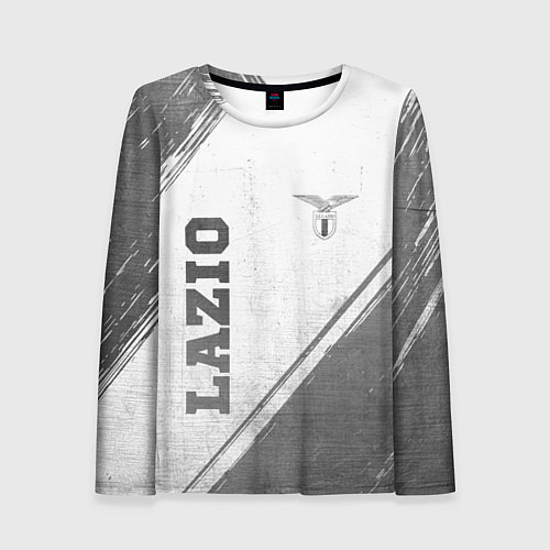 Женский лонгслив Lazio - white gradient вертикально / 3D-принт – фото 1