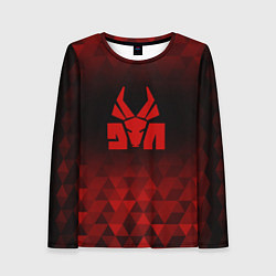 Женский лонгслив Die Antwoord red poly