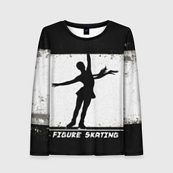 Лонгслив женский Figure skating, цвет: 3D-принт