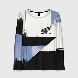 Женский лонгслив Honda логотип