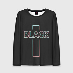 Женский лонгслив Black - cross