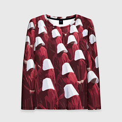 Лонгслив женский Рассказ служанки паттерн, цвет: 3D-принт