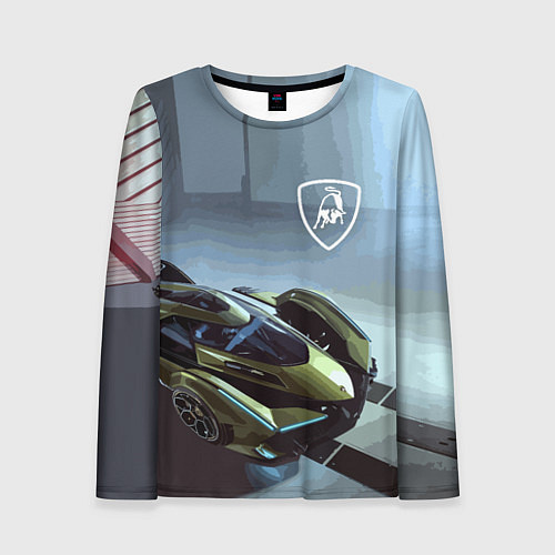 Женский лонгслив Lamborghini - motorsport extreme / 3D-принт – фото 1