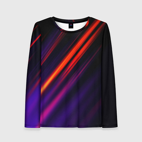 Женский лонгслив Multicolored / 3D-принт – фото 1