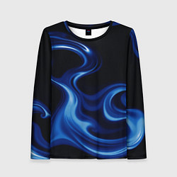 Женский лонгслив Color blue smoke