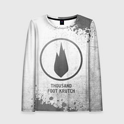 Лонгслив женский Thousand Foot Krutch - white gradient, цвет: 3D-принт
