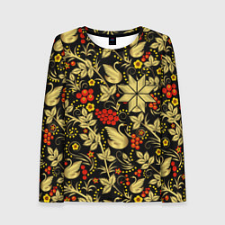 Лонгслив женский Корни прошлого в настоящем, цвет: 3D-принт