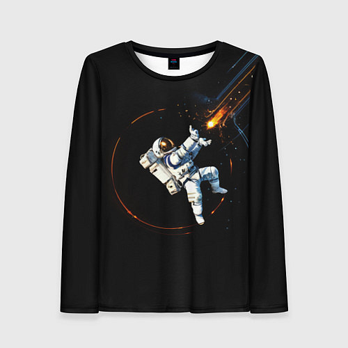 Женский лонгслив Маг в открытом космосе / 3D-принт – фото 1