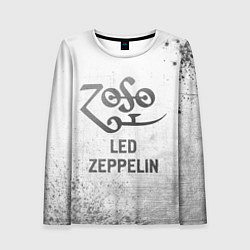 Женский лонгслив Led Zeppelin - white gradient