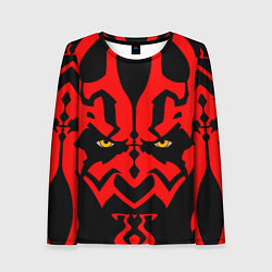 Женский лонгслив Лицо Дарт Мола