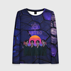 Женский лонгслив Astro retro style