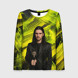 Лонгслив женский Bones держит трость, цвет: 3D-принт