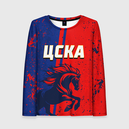 Женский лонгслив ФК ЦСКА 1911 / 3D-принт – фото 1