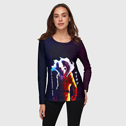 Лонгслив женский Anime OPM Saitama The Strongest Hero, цвет: 3D-принт — фото 2