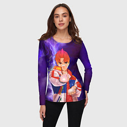 Лонгслив женский Дандадан - Джиджи, цвет: 3D-принт — фото 2