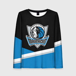 Женский лонгслив Даллас Маверикс - линии