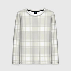 Женский лонгслив Checked white completely