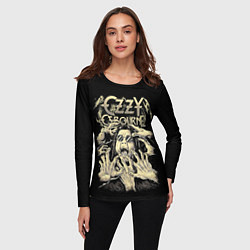Лонгслив женский Ozzy Osbourne - head and hands, цвет: 3D-принт — фото 2
