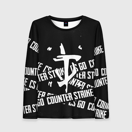 Женский лонгслив Doom x counter strike / 3D-принт – фото 1