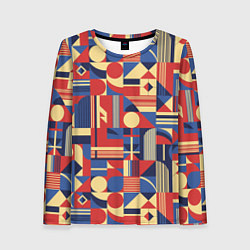 Женский лонгслив Геометрический карнавал