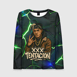 Лонгслив женский XXXTentacion anime style, цвет: 3D-принт