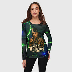 Лонгслив женский XXXTentacion anime style, цвет: 3D-принт — фото 2