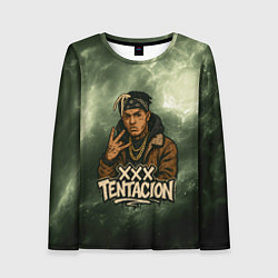 Лонгслив женский XXXTentacion anime, цвет: 3D-принт