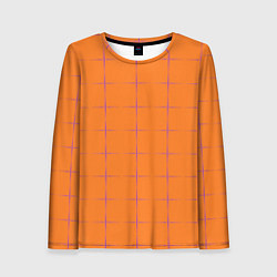 Женский лонгслив Color orange stripe
