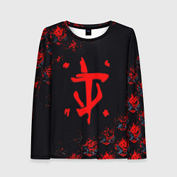 Женский лонгслив Doom cyberpunk