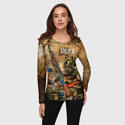 Лонгслив женский Сталкер - тени из прошлого, цвет: 3D-принт — фото 2