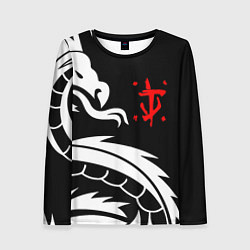 Лонгслив женский Doom dragon steel, цвет: 3D-принт
