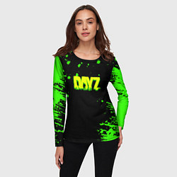 Лонгслив женский Dayz кислотное краски логотип, цвет: 3D-принт — фото 2