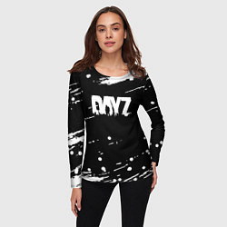 Лонгслив женский Dayz брызги красок, цвет: 3D-принт — фото 2