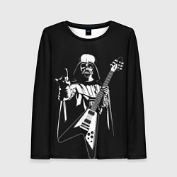 Лонгслив женский Дарт Вейдер рокер, цвет: 3D-принт
