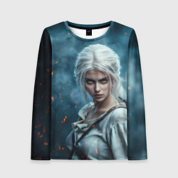 Женский лонгслив Цири с огненными глазами