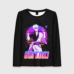 Женский лонгслив Гинтама ретро